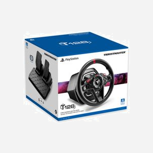 Thrustmaster T128 Volant PC/PS4/PS5 USB, Retour de Force Hybrid Drive, Angle 900°, Pédalier T2PM Magnétique, 13 Boutons, Noir - Miniature 5