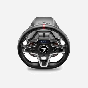 Thrustmaster T248 Volant PC/PS5/PS4 Force Feedback Hybrid Drive, Ecran LCD 25 infos, Palettes magnétiques, Pédalier magnétique 4 modes, USB - Miniature 2
