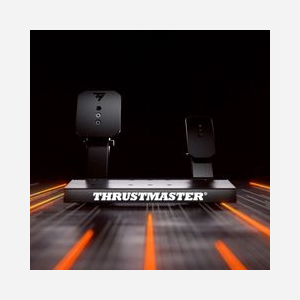 Thrustmaster T598 Volant + Pédales USB PC/PS4/PS5, Retour de Force, Boîtier Métal, Câbles inclus, Alimentation Secteur, Windows 10/11, Noir/Rouge - Miniature 5