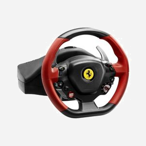 Thrustmaster Ferrari 458 Spider Xbox One - Volant et Pédales Filaire, Croix Directionnelle, 370x320x3.15mm, Noir/Rouge, Plug & Play - Miniature 2