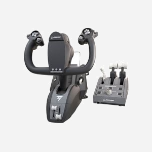 Thrustmaster TCA Yoke Pack Boeing Edition : Flightstick USB Filaire Noir/Gris pour PC, Xbox One/Series X|S, Système PENDUL_R, Structure Métal, Technologie H.E.A.R.T - Miniature 1