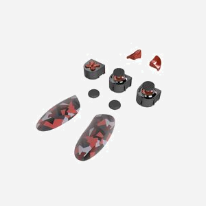 Thrustmaster eSwap X Red Color Pack - Module de Manette PlayStation Classic - Noir et Rouge - 6 Pièces - Poids 224g - Ref 4460228 - Miniature 1