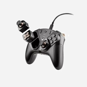 Thrustmaster Eswap X2 Pro Controller Noir USB : Manette filaire PC, Xbox, connectique USB Type-C, câble 3m, dimensions 160x120x60mm, poids 300g - Miniature 1