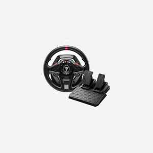 Thrustmaster T128 Shifter Pack - Volant + Pédales USB, Analogique, PC/Xbox - Angle 900°, USB Type-C - Noir - Alimentation Secteur 100-240V - Miniature 2