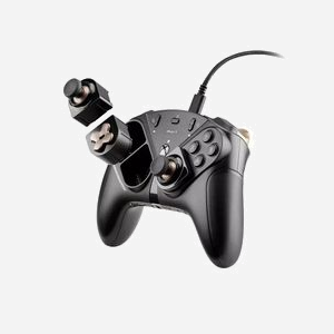 Thrustmaster D-IPPON D-pad Module Croix Directionnelle PC/Xbox One/Series X|S Noir/Or, 133x50x50mm, 56g, Compatible Plateformes Multiples - Miniature 2