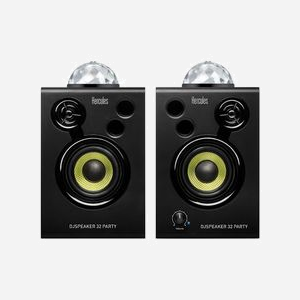 Hercules DJ Speaker 32 Party Noir - Enceintes 2.0, 30W RMS, Amplificateur intégré, Entrée RCA, 135x155x235mm - Miniature 4