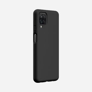 BIG BEN COVSOFTGA12B Housse de protection en silicone noir pour Galaxy A12 6.5" avec doublure microfibre, résistant aux chocs et rayures, compatible recharge sans fil - Miniature 2