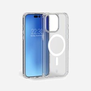 BIG BEN FCAIRMAGIP15PMT : Coque iPhone 15 Pro Max 6.7" Transparente, Anti-choc 3m, Air Cushion, Système Tryax 3D, Compatible MagSafe, 50% Recyclé GRS - Miniature 1