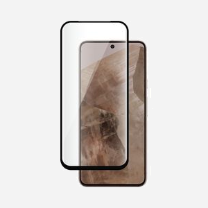 BIG BEN Protection d'écran en verre trempé pour Google Pixel 8A, transparent, finition brillante, avec revêtement oléophobique, cadre entier & kit d'installation.