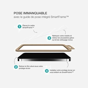 BIG BEN Protection d'écran en verre trempé pour Google Pixel 8A, transparent, finition brillante, avec revêtement oléophobique, cadre entier & kit d'installation. - Miniature 4