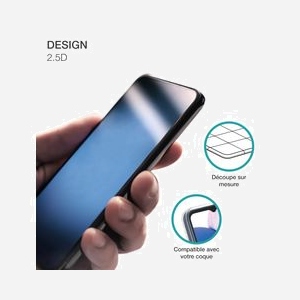BIG BEN Protection d'écran en verre trempé pour Google Pixel 8A, transparent, finition brillante, avec revêtement oléophobique, cadre entier & kit d'installation. - Miniature 3