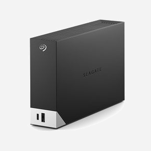 Seagate One Touch Hub 8 To - Disque Dur Externe USB Type-A/Type-C 3.2 Gen 1 - STLC8000400 - Noir/Gris - Compatible Windows/macOS