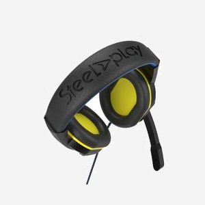 Steelplay HP47 Casque Gaming Filaire Arceau Noir/Jaune, Connectique 3.5mm/USB, Micro Omnidirectionnel, HP 20-20000Hz, Impédance 32 Ohm, 40mm, 2.5m - Miniature 2