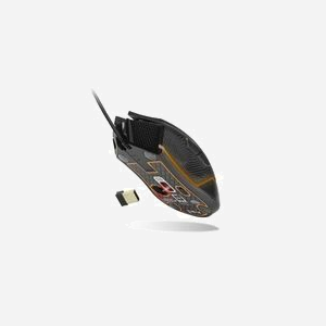 Lexip Ar18 Aero Speed - Souris Gaming Sans Fil/Fil USB Type-A, 4800 DPI, 6 Boutons Programmables, Capteur Optique P3212, Patins Vitrocéramique - Miniature 3