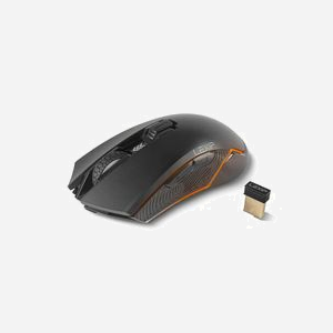 Lexip Ar18 Aero Speed - Souris Gaming Sans Fil/Fil USB Type-A, 4800 DPI, 6 Boutons Programmables, Capteur Optique P3212, Patins Vitrocéramique