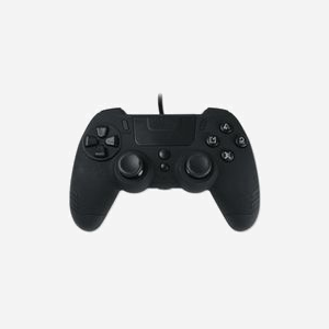 Lexip Manette Filaire Metaltech JVAMUL00152 PC/PS4, USB, Touchpad, Boutons Programmables, Rétroéclairage LED Multicolore, Câble 3m, 325x210x192mm, 275g