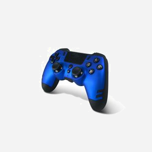 Manette sans fil Steelplay JVAMUL00153 Bleu - PC/PlayStation 4/PlayStation 3 - RF 2.4GHz - Analogique/Numérique - Batterie - Palettes arrière - Câble 1m - Miniature 2