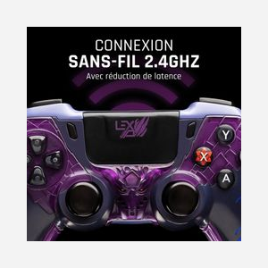 Lexip Manette de Jeu TSXLXGC0001 : Nintendo Switch/PC, RF 2.4GHz Sans Fil, Double Joysticks, Croix Directionnelle, Vibration, Touchpad, Boutons Programmables, Compatible Windows - Miniature 3
