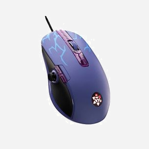 Lexip Souris Optique USB Type-A 12000 DPI PAW3327 avec Joystick et 12 Boutons Programmables, Patins Vitrocéramique, Rétroéclairage Multi, Windows Compatible