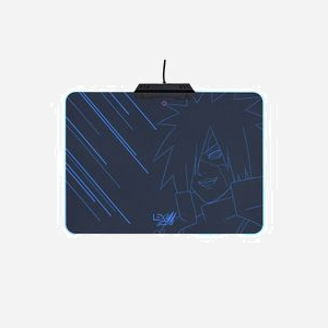 Lexip Tapis de Souris Gaming TSXLXMP0003 Edition Tsume Naruto Shippuden, 250x350x4mm, LED Multicolore, Surface Micro-Texturée, Base Antidérapante
