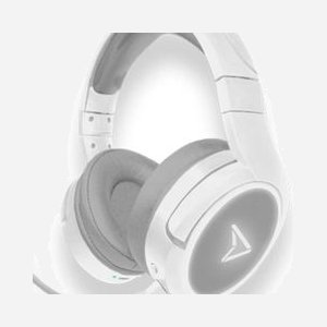 Steelplay Impulse JVAMUL00157 : Casque Gaming Bluetooth 5.1 & Filaire - Arceau Circum-aural 20-20000Hz, Micro amovible, Batterie 1000mAh, Blanc/Gris - Miniature 2