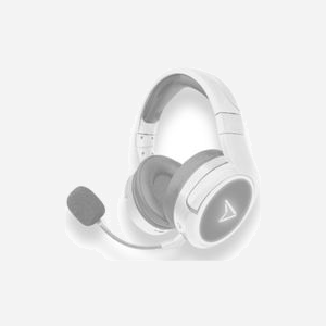 Steelplay Impulse JVAMUL00157 : Casque Gaming Bluetooth 5.1 & Filaire - Arceau Circum-aural 20-20000Hz, Micro amovible, Batterie 1000mAh, Blanc/Gris - Miniature 1