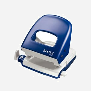 Leitz Perforateur Bureau Métal NeXXt WOW 50080035 - 2 Trous 8cm - Capacité 30 Feuilles 80g/m² - Diamètre 3mm - Formats A4/A5/A6/Folio/US-Quart - Miniature 1