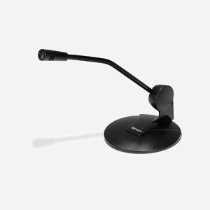 Lindy 20440 Microphone de Conférence Noir, Unidirectionnel, Jack 3.5mm, 30-10000Hz, Sensibilité -54dB, Câble 1.6m, REACH/RoHS