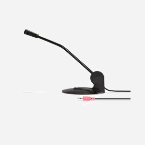 Lindy 20440 Microphone de Conférence Noir, Unidirectionnel, Jack 3.5mm, 30-10000Hz, Sensibilité -54dB, Câble 1.6m, REACH/RoHS - Miniature 2