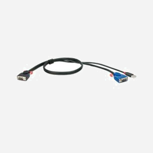Lindy 33772 - Câble VGA 3m, Connecteur D-Sub Mâle vers Mâle, Noir, Code douanier 84733080