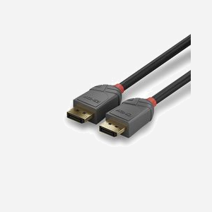 Lindy Anthra Line Câble DisplayPort 10m Noir, DP 1.2, 4096x2160@60Hz, Conducteurs Cuivre Étamé 26 AWG, Contacts Or, Triple Blindage, RoHS - Miniature 5