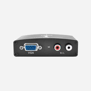 Lindy 38165 Convertisseur VGA + Audio vers HDMI, Modes vidéo 480i-1080p, Bande passante 6.75 Gbit/s, Alimentation 100-240V, 87x66x25mm - Miniature 2