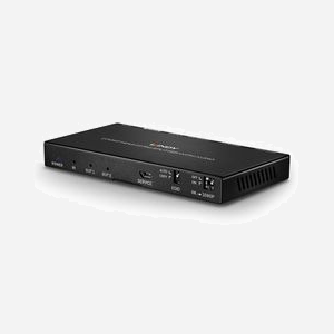 Lindy 38230 Répartiteur HDMI 2.0 18G 2 ports, 4K 60Hz 4:4:4, extraction audio optique et 3.5mm, HDCP, compatible cascade, châssis métal. - Miniature 5