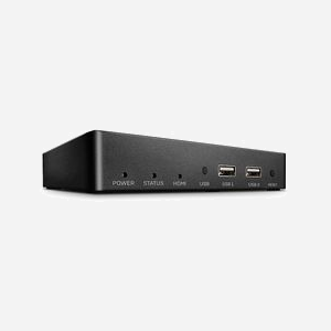 Lindy 38265 Récepteur AV 4K HDMI 1.4 sur Cat5e/Cat6, 3840x2160 30Hz, portée 150m, bande passante 10.2Gbit/s, HDCP, Noir, RJ45, USB, EDID - Miniature 1