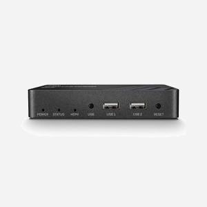 Lindy 38265 Récepteur AV 4K HDMI 1.4 sur Cat5e/Cat6, 3840x2160 30Hz, portée 150m, bande passante 10.2Gbit/s, HDCP, Noir, RJ45, USB, EDID - Miniature 3