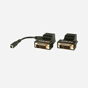Lindy 38300 Extender DVI-D Single Link Cat.6 70m (1920x1200@60Hz), Connecteurs DVI-D vers RJ-45, Noir, Kit Émetteur/Récepteur - Miniature 4
