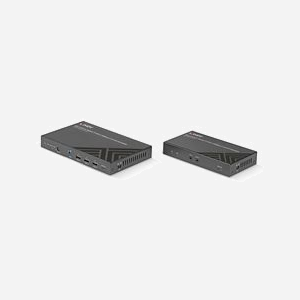 Lindy 38346 Kit Émetteur/Récepteur AV HDBaseT 4K@60Hz, HDCP 2.2, portée 70m Cat6a, EDID, CEC, IR 20-60kHz, HDMI 2.0, USB 2.0, Toslink, Noir - Miniature 2