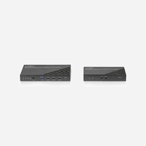 Lindy 38346 Kit Émetteur/Récepteur AV HDBaseT 4K@60Hz, HDCP 2.2, portée 70m Cat6a, EDID, CEC, IR 20-60kHz, HDMI 2.0, USB 2.0, Toslink, Noir - Miniature 3
