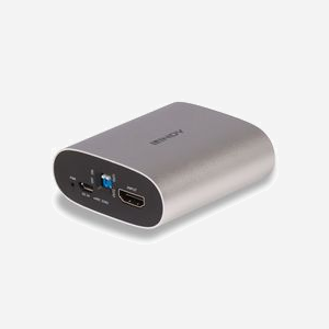 Lindy 38368 Convertisseur Audio HDMI 2.0b vers HDMI 2.0b Dual Output, 4K/60Hz, HDCP 2.2, Audio PCM 2.0/LPCM 5.1/7.1, 192kHz/24-bit - Miniature 5