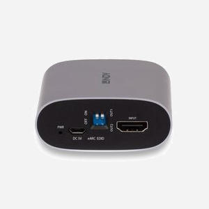 Lindy 38368 Convertisseur Audio HDMI 2.0b vers HDMI 2.0b Dual Output, 4K/60Hz, HDCP 2.2, Audio PCM 2.0/LPCM 5.1/7.1, 192kHz/24-bit - Miniature 2