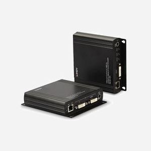 Lindy 39245 Extension KVM Émetteur/Récepteur DVI-I, USB 2.0, Cat6, 140m - Résolution max 1920x1200, Alimentation 5VDC 2.6A, Certifié CE/UKCA/FCC/RoHS/REACH