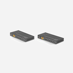 Lindy Extender KVM HDBaseT 150m - HDMI 4K60, USB 2.0, IR - Cat.6 - Résolution 3840x2160 - HDCP 2.2 - Alimentation PoC - Métal - Miniature 2