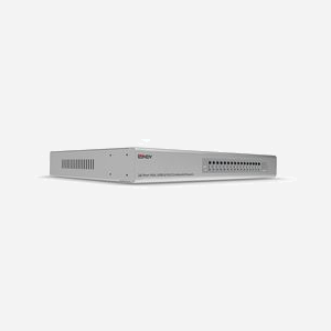 Commutateur KVM Lindy 39527 16 ports VGA vers 2 ports USB A console, montage en rack 1U, châssis métal argent, alimentation secteur 9V 2A, 440x220x44mm - Miniature 1