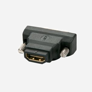 Lindy Adaptateur HDMI-A Femelle vers DVI-D Mâle Noir - Réf. 41228 - Connecteur HDMI-A FM / Connecteur DVI-D M - Miniature 2