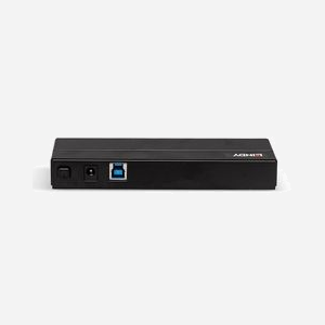 Lindy 43228 Hub USB 3.2 Gen 1 7 Ports Type-A 5Gbps BC 1.2 Charging, Boîtier Plastique Noir, Câble USB A vers B inclus - Miniature 4