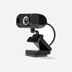 Lindy 43300 Webcam Full HD 1080p 30ips USB 2.0, Micro intégré, Angle 110°, Lentille 6 éléments, Ajustement manuel, Compatible Windows/macOS/Linux - Miniature 1