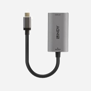 Lindy 43327 Adaptateur USB Type-C vers HDMI 2.1, 8K 60Hz, 4K 120Hz, HDR, HDCP 2.2, 0.11m, Chipset VL103/RTD2173 - Miniature 2