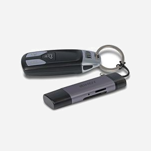 Lindy 43335 Lecteur Cartes Mémoire USB 3.2 Gen 1 Type-A/Type-C, SD/MicroSD, taux transfert 5Gbit/s, Noir/Gris, 78.5x22.5x11mm - Miniature 5