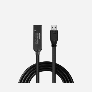 Lindy 43376 Câble USB 3.2 Gen 1 (3.1 Gen 1) 10m USB-A vers USB-C, 5Gbit/s, AWG 24/24/20, Contacts Nickel, PVC Noir, Diamètre 7mm - Miniature 2