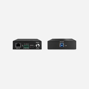 Lindy 43410 Extender KVM Émetteur/Récepteur USB Cat6a 100m, Ports USB-A/B & RS-232, Alimentation 24V, Température 0-40°C, Certifié CE/FCC/RoHS/UKCA - Miniature 2